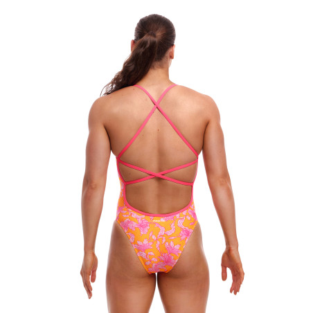 FUNKITA Summer Season Dos Strapped In - Maillot de bain Femme Natation 1 piece | Les4Nages