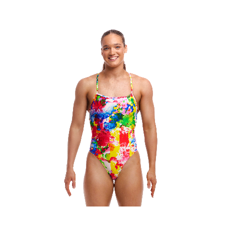 FUNKITA Ink Jet Dos Strapped In - Maillot de bain Femme Natation 1 piece | Les4Nages