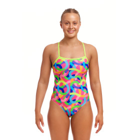 FUNKITA Curly Maillot de bain Femme Natation 1 piece