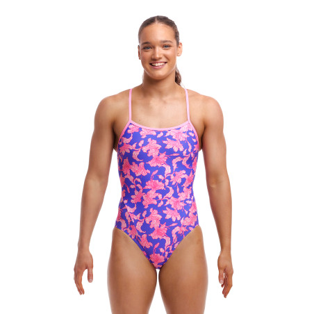 FUNKITA Perfect Petal Dos Single Straps - Maillot de bain Femme Natation 1 piece | Les4Nages