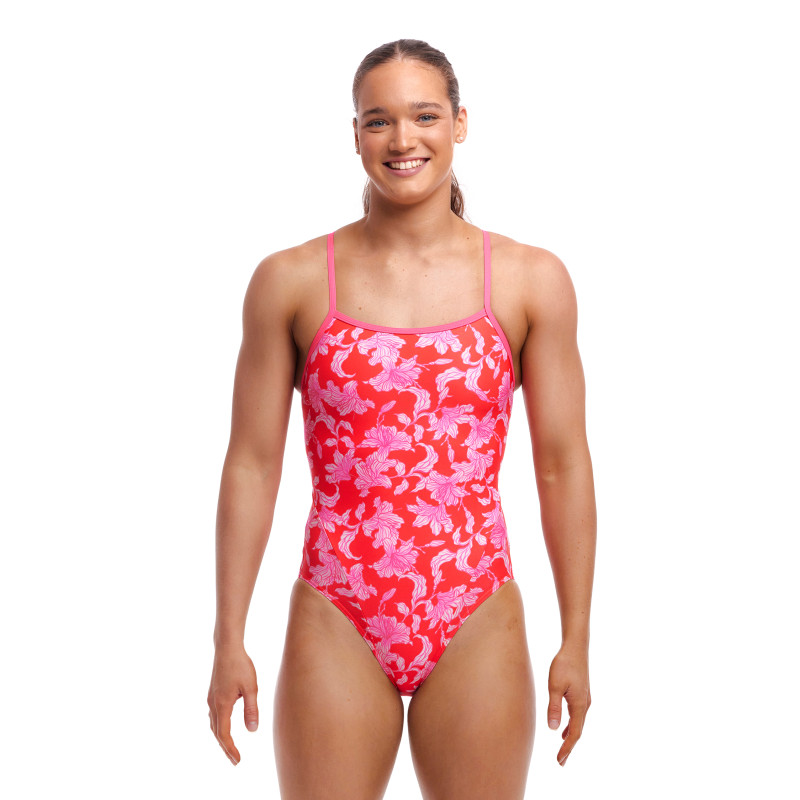 FUNKITA Fire Flyer Dos Single Straps - Maillot de bain Femme Natation 1 piece | Les4Nages