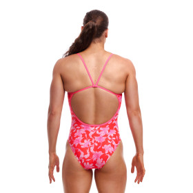 FUNKITA Fire Flyer Dos Single Straps - Maillot de bain Femme Natation 1 piece