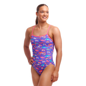 FUNKITA Doggie Paddle Dos Single Straps - Maillot de bain Femme Natation 1 piece