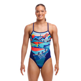 FUNKITA Vive La Funky Dos Single Straps - Maillot de bain Femme Natation 1 piece