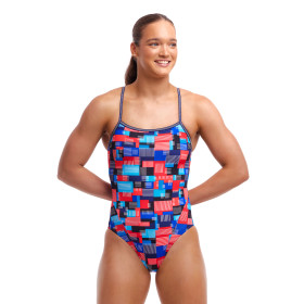 FUNKITA Motherboard Dos Single Straps - Maillot de bain Femme Natation 1 piece