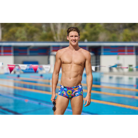 FUNKY TRUNKS Blues Baby - Boxer Natation Homme | Les4Nages