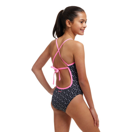 FUNKITA (8-14ans) Summer Fish Dos Diamond Back - Maillot de bain Natation Fille 1 piece | Les4Nages