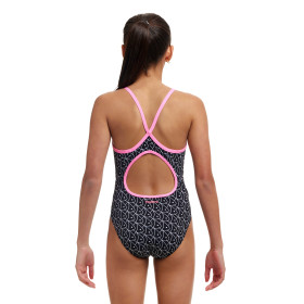 FUNKITA (8-14ans) 	Summer Fish Dos Diamond Back - Maillot de bain Natation Fille 1 piece