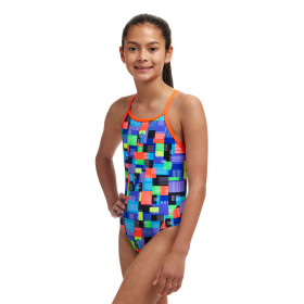 FUNKITA (8-14ans) Chip Set Dos Diamond Back - Maillot de bain Natation Fille 1 piece