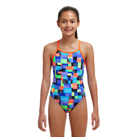 FUNKITA (8-14ans) Chip Set Dos Diamond Back - Maillot de bain 1 piece Fille | Les4Nages