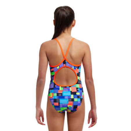 FUNKITA (8-14ans) Chip Set Dos Diamond Back - Maillot de bain 1 piece Fille | Les4Nages