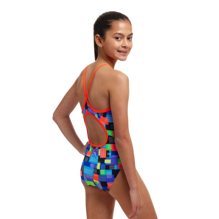 FUNKITA (8-14ans) Chip Set Dos Diamond Back - Maillot de bain 1 piece Fille | Les4Nages