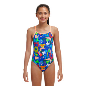 FUNKITA (6-12ans) Blues Baby Dos Diamond Back - Maillot de bain 1 piece Fille