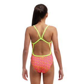 FUNKITA (8-14ans) Swim School Dos Single Straps - Maillot de bain 1 piece Fille