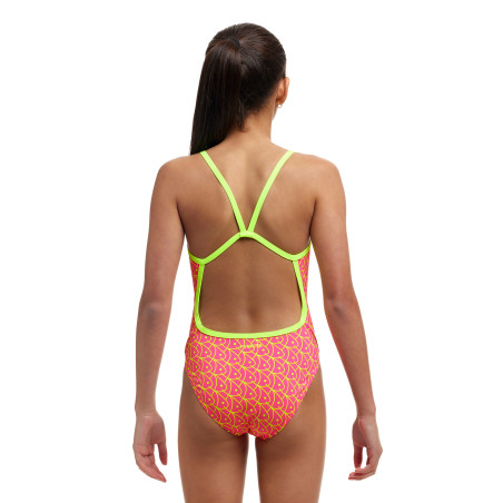 FUNKITA (8-14ans) Swim School Dos Single Straps - Maillot de bain 1 piece Fille | Les4Nages