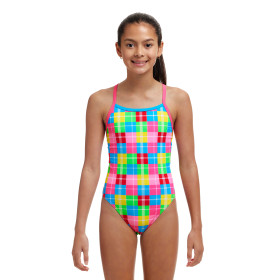 FUNKITA (8-14ans) Party Patch Dos Single Straps - Maillot de bain 1 piece Fille