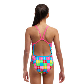 FUNKITA (8-14ans) Party Patch Dos Single Straps - Maillot de bain 1 piece Fille