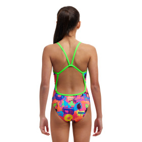 FUNKITA (8-14ans) Lotsa Pop Dos Single Straps - Maillot de bain Natation Fille 1 piece