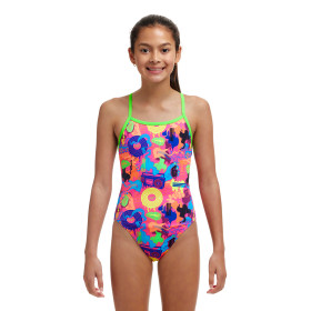 FUNKITA (8-14ans) Lotsa Pop Dos Single Straps - Maillot de bain 1 piece Fille