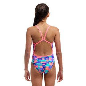 FUNKITA (8-14ans) Giga Bit Dos Single Straps - Maillot de bain 1 piece Fille