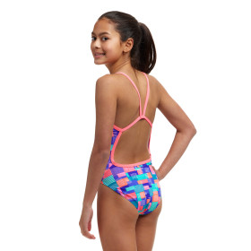 FUNKITA (8-14ans) Giga Bit Dos Single Straps - Maillot de bain Natation Fille 1 piece