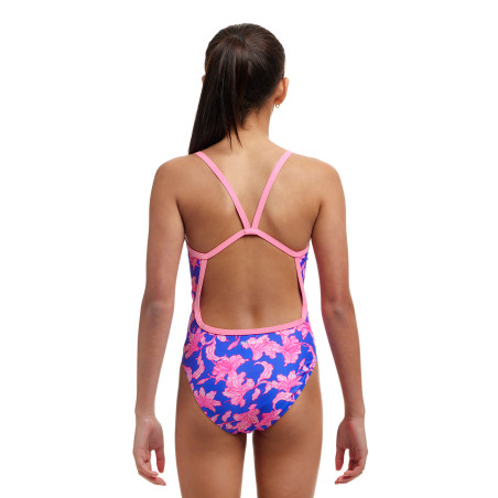 FUNKITA (8-14ans) Perfect Petal Dos Single Straps - Maillot de bain Natation Fille 1 piece | Les4Nages