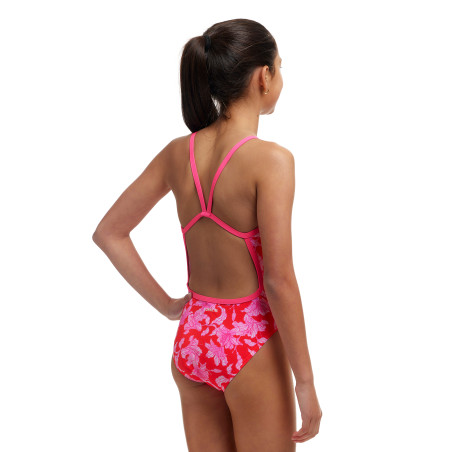 FUNKITA (8-14ans) Fire Flyer Dos Single Straps - Maillot de bain 1 piece Fille | Les4Nages