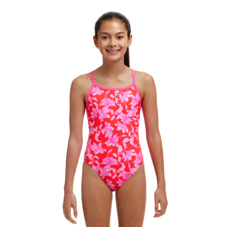 FUNKITA (8-14ans) Fire Flyer Dos Single Straps - Maillot de bain 1 piece Fille | Les4Nages