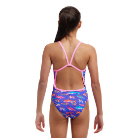 FUNKITA (8-14ans) Doggie Paddle Dos Single Straps - Maillot de bain 1 piece Fille