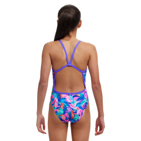 FUNKITA (8-14ans) Birds Gone Wild Dos Single Straps - Maillot de bain 1 piece Fille