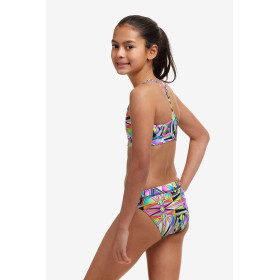 Funkita (6-14 ans) Scissor Kick Swim Crop Top Sports Brief 2 pieces - Maillot de bain Natation Fille 2 pieces