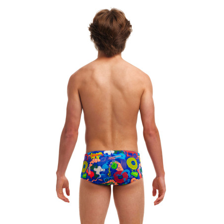 FUNKY TRUNKS (6-12 ans) Blues Baby - Boxer Natation Gar | Les4Nages