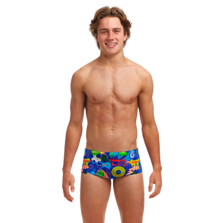 FUNKY TRUNKS (6-12 ans) Blues Baby - Boxer Natation Gar | Les4Nages