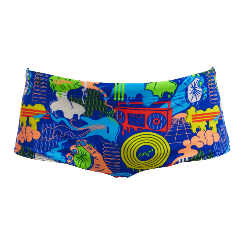 FUNKY TRUNKS (6-12 ans) Blues Baby - Boxer Natation Gar | Les4Nages