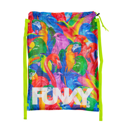  Mesh Bag FUNKY Bright Birds | Les4Nages