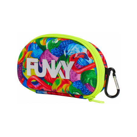 Goggle Case Funky Bright Birds - boîte de rangement lunettes | Les4Nages