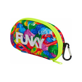 Goggle Case Funky Bright Birds - boîte de rangement lunettes