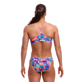 FUNKITA Giga Bit Swim Crop  Top Hipster Brief  - Maillot de bain 2 pieces