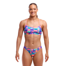 FUNKITA Giga Bit Swim Crop  Top Hipster Brief  - Maillot de bain 2 pieces