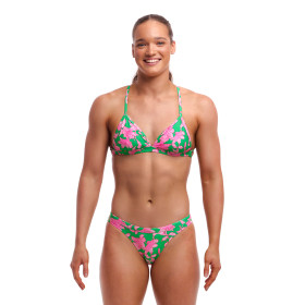 FUNKITA Blossom Fly Tri Top Hipster Brief - Maillot de bain Natation Femme 2 pieces