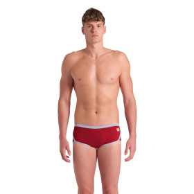 Arena ICONS Swim Low Waist Short Red Onion Sea Foam   - Boxer Natation Homme