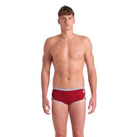 Arena ICONS Swim Low Waist Short Red Onion Sea Foam - Boxer Natation Homme | Les4Nages