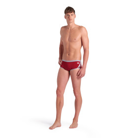 Arena ICONS Swim Low Waist Short Red Onion Sea Foam   - Boxer Natation Homme