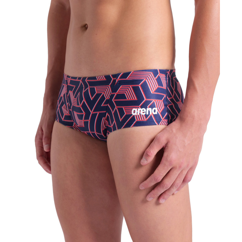 Arena ESCAPE Swim Low Waist Short Team Red White Blue - Boxer Natation Homme | Les4Nages