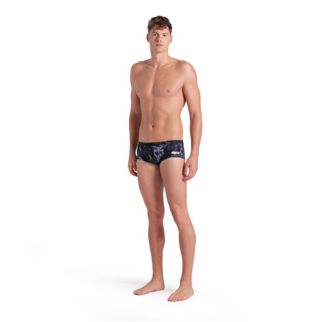 Arena TEAM CRACKLE SWIM Low Waist Short Black - Boxer Natation Homme | Les4Nages