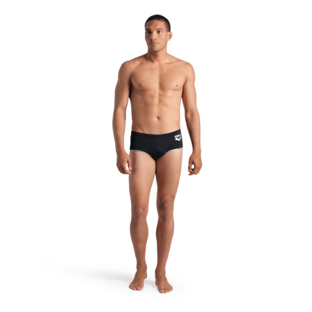 ARENA One biglogo Low waist short Black Silver - Boxer Natation Homme | Les4Nages