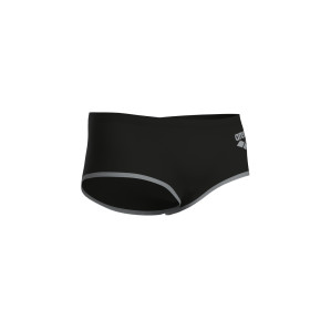 ARENA One biglogo Low waist short Black Silver  - Boxer Natation Homme