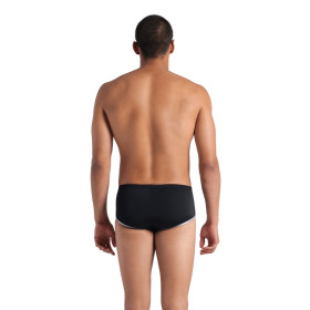 ARENA One biglogo Low waist short Black Silver  - Boxer Natation Homme