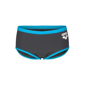 ARENA One biglogo Low waist short Asphalte Turquoise  - Boxer Natation Homme