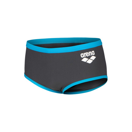 ARENA One biglogo Low waist short Asphalte Turquoise - Boxer Natation Homme | Les4Nages